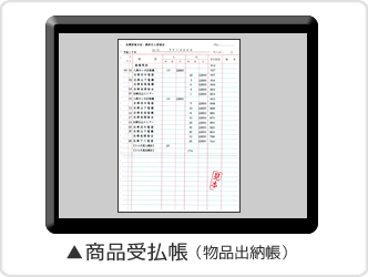 食品向け販売管理システムは商品受払帳が作成できる